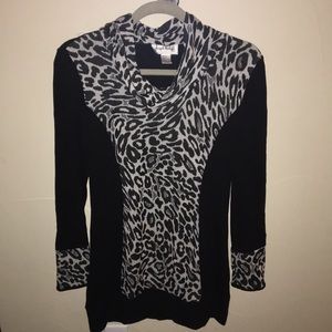 Joseph Ribkoff Black & White Tunic
